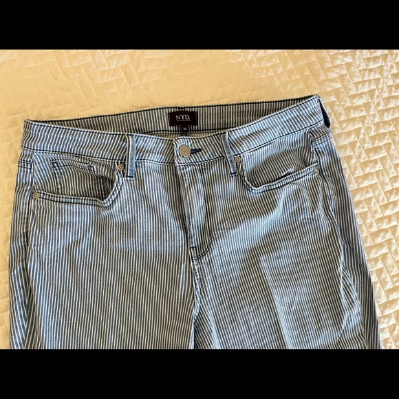 NYDJ Capri Striped Jeans - Picture 2 of 6